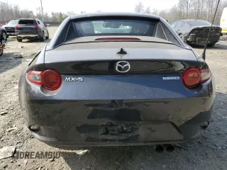 2021 Mazda MX-5 Miata Grand Touring with VIN JM1NDAM71M0451354, listed as a Copart auction lot 47756025 with 53,347 mi miles and Salvage title. Bid and sale history available at DreamBid. Image 6.