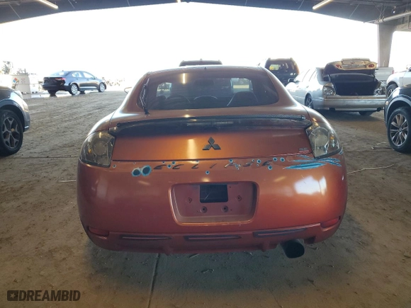 2007 Mitsubishi Eclipse SE with VIN 4A3AK64F47E065718, listed as a Copart auction lot 89399385 with 160,475 mi miles and Salvage Title. Bid and sale history available at carsss.com. Image 6.