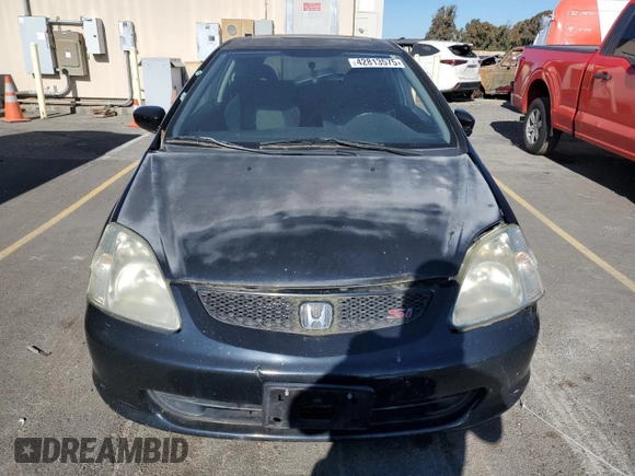 2003 Honda Civic Si with VIN SHHEP33583U400290, listed as a Copart auction lot 42813575 with 84,072 mi miles and Clean Title. Bid and sale history available at DreamBid. Image 5.