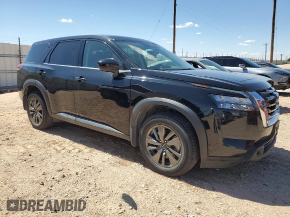 2023 Nissan Pathfinder S with VIN 5N1DR3AC1PC230734, listed as a Copart auction lot 56006835 with 37,238 mi miles and Salvage title. Bid and sale history available at DreamBid. Image 4.