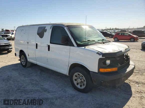 2010 Chevrolet Express Cargo Van with VIN 1GCUGADX4A1120633, listed as a Copart auction lot 87251264 with 254,421 mi miles and Clean Title. Bid and sale history available at carsss.com. Image 4.