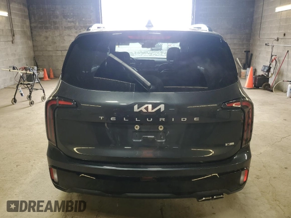 2024 Kia Telluride EX with VIN 5XYP3DGC5RG463482, listed as a Copart auction lot 50538495 with 28,669 mi miles and Salvage Title. Bid and sale history available at carsss.com. Image 6.