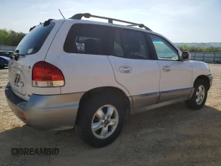 2006 Hyundai Santa Fe GLS with VIN KM8SC73D56U098592, listed as a Copart auction lot 53547375 with 189,269 mi miles and Salvage Title. Bid and sale history available at carsss.com. Image 3.