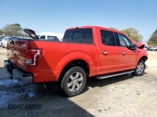 2017 Ford F-150 XL with VIN 1FTEW1CP3HKC51243, listed as a Copart auction lot 50469145 with 75,598 mi miles and Salvage Title. Bid and sale history available at carsss.com. Image 3.