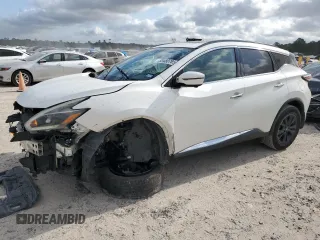 2018 Nissan Murano SV z VIN 5N1AZ2MG1JN177945, wystawiony jako Copart lot #53480785 z przebiegiem 68 264 mil mil oraz Szkoda całkowita • Salvage title. Historia ofert i sprzedaży dostępna na DreamBid. Obrazek 1.