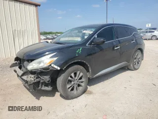 2017 Nissan Murano S z VIN 5N1AZ2MG9HN148560, wystawiony jako Copart lot #53243085 z przebiegiem 85 242 mil mil oraz Szkoda całkowita • Salvage title. Historia ofert i sprzedaży dostępna na DreamBid. Obrazek 1.