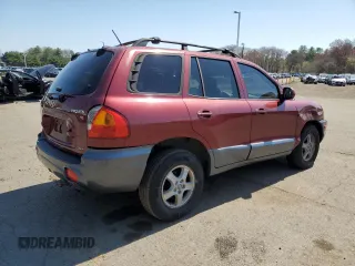 2004 Hyundai Santa Fe GLS with VIN KM8SC73D44U848707, listed as a Copart auction lot 54386875 with 133,299 mi miles and Salvage Title. Bid and sale history available at carsss.com. Image 3.