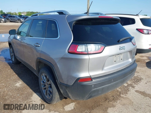 2019 Jeep Cherokee Latitude Plus with VIN 1C4PJLLB5KD403431, listed as a IAAI auction lot 42127918 with 94,360 mi miles and . Bid and sale history available at DreamBid. Image 3.