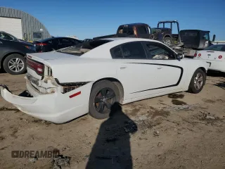 2013 Dodge Charger SE with VIN 2C3CDXBG8DH719460, listed as a Copart auction lot 42137105 with Not Provided miles and Salvage Title. Bid and sale history available at DreamBid. Image 3.