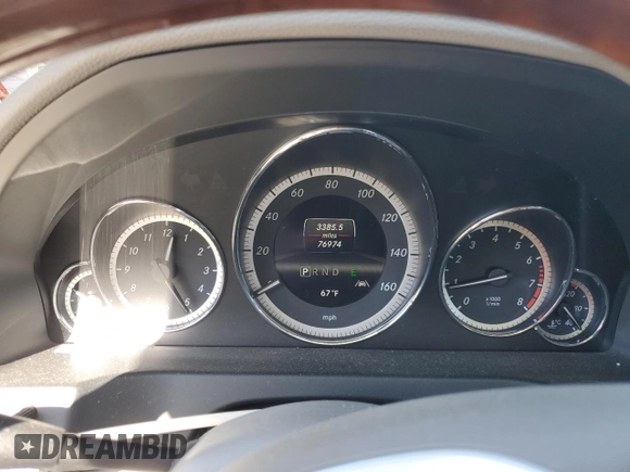 2013 Mercedes-Benz E-Class E 350 with VIN WDDKJ8JB2DF185648, listed as a Copart auction lot 75965464 with 76,974 mi miles and Salvage Title. Bid and sale history available at carsss.com. Image 8.