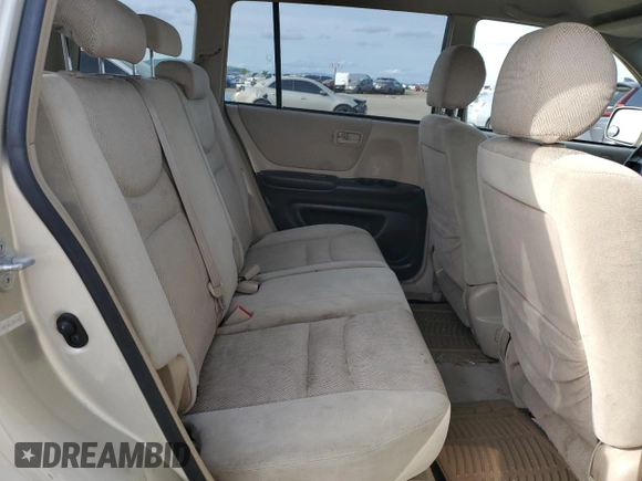 2001 Toyota Highlander z VIN JTEGD21A110019577, wystawiony jako Copart lot #52251105 z przebiegiem 191 847 mil mil oraz Szkoda całkowita • Salvage title. Historia ofert i sprzedaży dostępna na DreamBid. Obrazek 10.