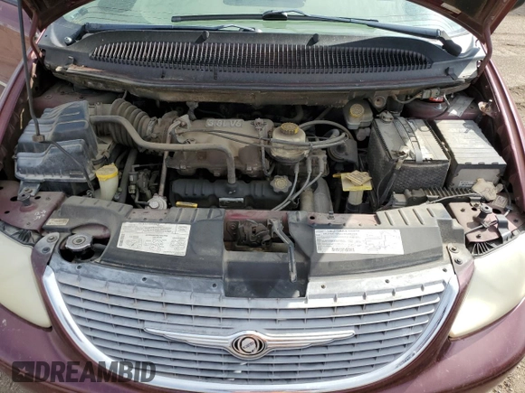 2001 Chrysler Town & Country LXi with VIN 2C4GP54L21R324666, listed as a Copart auction lot 50709465 with 245,830 mi miles and Salvage Title. Bid and sale history available at DreamBid. Image 11.