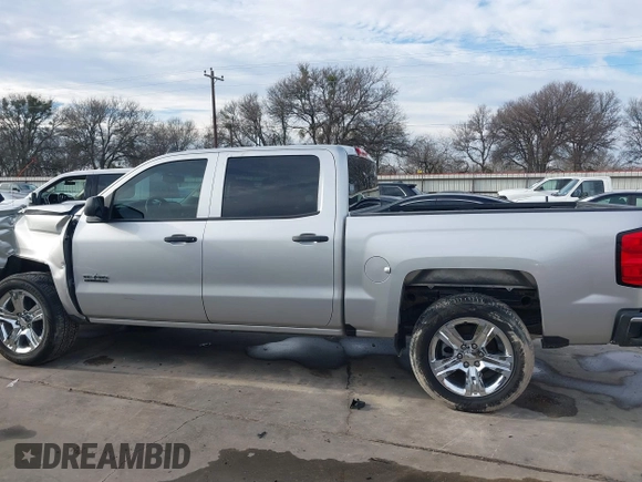 2018 Chevrolet Silverado 1500 Custom with VIN 3GCPCPEC5JG315178, listed as a IAAI auction lot 41467798 with 104,207 mi miles and . Bid and sale history available at DreamBid. Image 14.