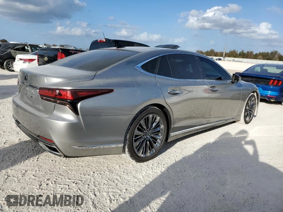2022 Lexus LS 500 z VIN JTHD51FFXN5017708, wystawiony jako Copart lot #75569084 z przebiegiem 13 725 mil mil oraz Nie do naprawy • Non repairable. Historia ofert i sprzedaży dostępna na DreamBid. Obrazek 3.