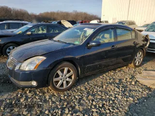 2005 Nissan Maxima 3.5 SE with VIN 1N4BA41E35C853740, listed as a Copart auction lot 41699305 with 104,756 mi miles and Salvage Title. Bid and sale history available at carsss.com. Image 1.