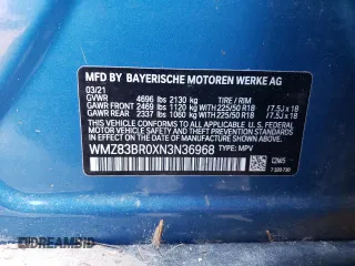 2022 MINI Countryman Cooper S with VIN WMZ83BR0XN3N36968, listed as a Copart auction lot 74230314 with Not provided miles and Salvage title. Bid and sale history available at DreamBid. Image 13.