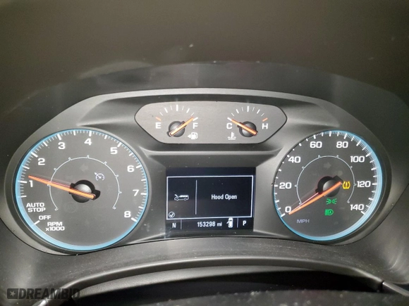 2020 Chevrolet Equinox LS with VIN 2GNAXSEV0L6112557, listed as a Copart auction lot 52434695 with 153,298 mi miles and Salvage Title. Bid and sale history available at carsss.com. Image 9.