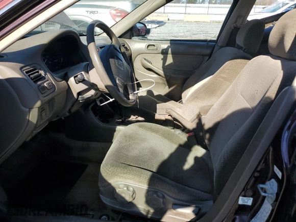 2000 Honda Civic LX with VIN 2HGEJ6670YH596097, listed as a Copart auction lot 47732515 with 269,184 mi miles and Non Repairable. Bid and sale history available at carsss.com. Image 7.