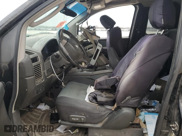 2006 Nissan Titan SE with VIN 1N6BA06BX6N534341, listed as a Copart auction lot 46080875 with 258,072 mi miles and Salvage Title. Bid and sale history available at carsss.com. Image 7.