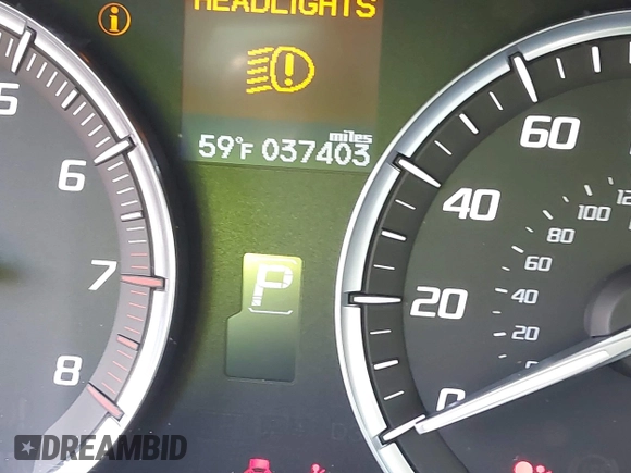 2016 Acura TLX V6 with VIN 19UUB2F30GA006203, listed as a IAAI auction lot 41489757 with 37,403 mi miles. Bid and sale history available at carsss.com. Image 15.