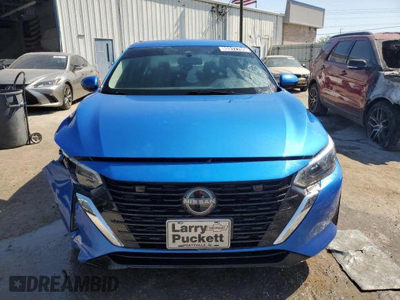 2024 Nissan Sentra SV with VIN 3N1AB8CVXRY238822, listed as a Copart auction lot 53317765 with 26,710 mi miles and Clean Title. Bid and sale history available at DreamBid. Image 5.