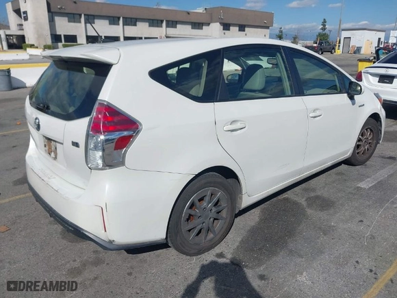 2017 Toyota Prius v Two with VIN JTDZN3EU9HJ063285, listed as a IAAI auction lot 41696704 with 411,285 mi miles. Bid and sale history available at carsss.com. Image 4.