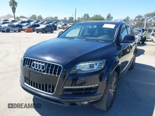 2014 Audi Q7 Premium Plus with VIN WA1LGAFEXED014547, listed as a IAAI auction lot 42639055 with 158,057 mi miles and . Bid and sale history available at DreamBid. Image 2.