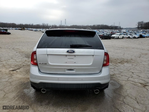 2011 Ford Edge SE with VIN 2FMDK3GC4BBA32573, listed as a Copart auction lot 45752885 with 175,765 mi miles and Salvage Title. Bid and sale history available at carsss.com. Image 6.