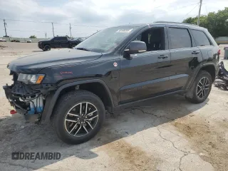 2020 Jeep Grand Cherokee Trailhawk with VIN 1C4RJFLT5LC101955, listed as a Copart auction lot 58188205 with 33,814 mi miles and Salvage title. Bid and sale history available at DreamBid. Image 1.