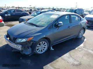 2012 Honda Civic Sdn EX with VIN 2HGFB2F85CH302933, listed as a IAAI auction lot 40946979 with 60,762 mi miles. Bid and sale history available at carsss.com. Image 18.