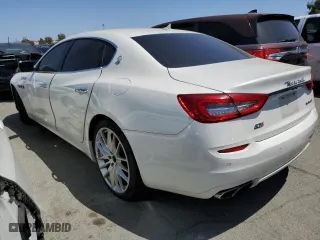 2015 Maserati Quattroporte GTS with VIN ZAM56PPA7F1143425, listed as a Copart auction lot 54720264 with 0 mi miles. Bid and sale history available at carsss.com. Image 2.