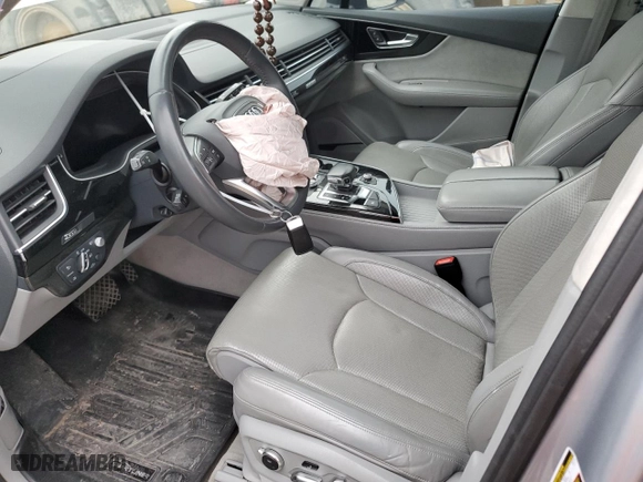2017 Audi Q7 Prestige with VIN WA1VABF7XHD030530, listed as a Copart auction lot 43613665 with 0 miles and Salvage Title. Bid and sale history available at carsss.com. Image 7.