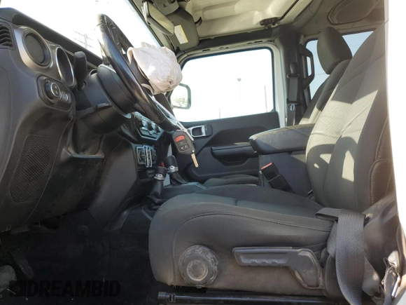 2021 Jeep Gladiator Sport S with VIN 1C6HJTAG3ML508147, listed as a Copart auction lot 56986865 with 43,407 mi miles and Salvage title. Bid and sale history available at DreamBid. Image 7.