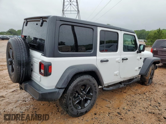 2019 Jeep Wrangler Unlimited Sport z VIN 1C4HJXDG4KW650546, wystawiony jako Copart lot #56553155 z przebiegiem 60 286 mil mil oraz Szkoda całkowita • Salvage title. Historia ofert i sprzedaży dostępna na DreamBid. Obrazek 3.