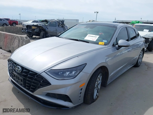 2023 Hyundai Sonata SEL with VIN KMHL14JAXPA301853, listed as a IAAI auction lot 41680592 with 60,539 mi miles. Bid and sale history available at carsss.com. Image 19.