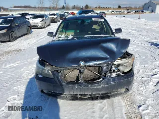 2006 BMW 5 Series 530xi with VIN WBANN73586CN02816, listed as a Copart auction lot 88349585 with 215,600 mi miles and Salvage Title. Bid and sale history available at carsss.com. Image 5.