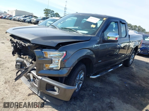 2015 Ford F-150 XL with VIN 1FTEX1CP7FFD00690, listed as a IAAI auction lot 41672251 with 69,752 mi miles. Bid and sale history available at carsss.com. Image 2.