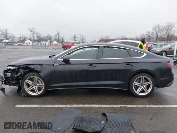 2021 Audi A5 Sportback S line Premium Plus with VIN WAUFACF50MA052060, listed as a IAAI auction lot 41466859 with 50,911 mi miles. Bid and sale history available at carsss.com. Image 14.