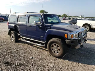 2009 Hummer H3 SUV with VIN 5GTEN13E998113280, listed as a Copart auction lot 66761454 with 63,307 mi miles and Salvage Title. Bid and sale history available at carsss.com. Image 4.