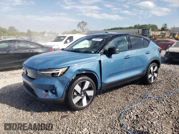 2022 Volvo C40 Ultimate с VIN YV4ED3GB9N2004012, выставлен на аукционе Copart как лот 74464444 с пробегом 3 953 миль миль и Списание • Salvage title. История ставок и продаж доступна на DreamBid. Изображение 1.