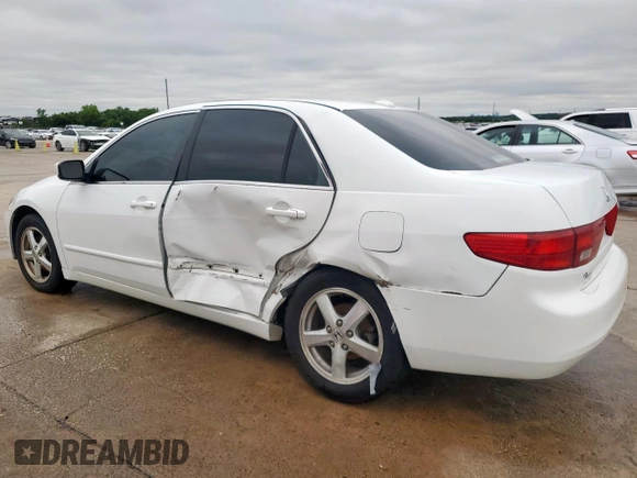 2005 Honda Accord EX z VIN 1HGCM56705A001560, wystawiony jako Copart lot #55793455 z przebiegiem 212 256 mil mil oraz Szkody całkowita. Historia ofert i sprzedaży dostępna na DreamBid. Obrazek 2.