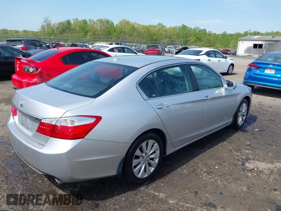 2013 Honda Accord Sdn EX-L with VIN 1HGCR2F8XDA013898, listed as a IAAI auction lot 42026046 with 165,679 mi miles. Bid and sale history available at carsss.com. Image 4.