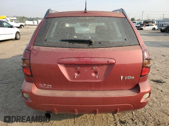 2005 Pontiac Vibe with VIN 5Y2SL63865Z421731, listed as a Copart auction lot 70724474 with 208,122 mi miles and Salvage Title. Bid and sale history available at carsss.com. Image 6.
