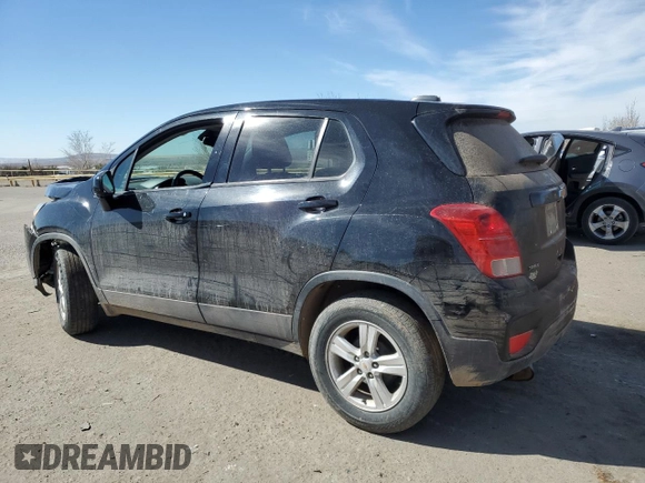 2020 Chevrolet Trax LS with VIN KL7CJKSB4LB033240, listed as a Copart auction lot 46091285 with 75,206 mi miles and Salvage Title. Bid and sale history available at carsss.com. Image 2.