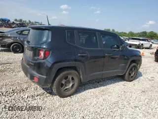 2015 Jeep Renegade Sport with VIN ZACCJBAT0FPB54554, listed as a Copart auction lot 66386814 with 115,219 mi miles and Salvage Title. Bid and sale history available at DreamBid. Image 3.