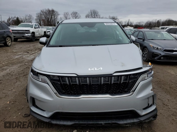 2023 Kia Carnival LX with VIN KNDNB4H31P6214573, listed as a Copart auction lot 80956874 with 38,106 mi miles and Salvage Title. Bid and sale history available at carsss.com. Image 5.