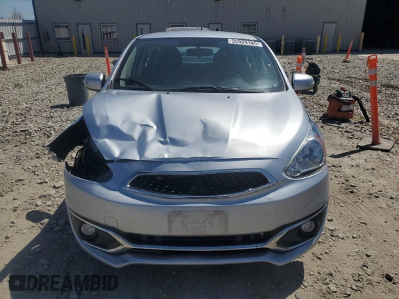2018 Mitsubishi Mirage SE with VIN ML32A4HJ7JH013294, listed as a Copart auction lot 55929195 with 120,507 mi miles and Clean title. Bid and sale history available at DreamBid. Image 5.