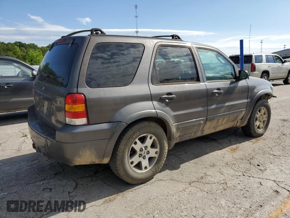 2005 Ford Escape Limited with VIN 1FMYU041X5KC72704, listed as a Copart auction lot 57819655 with 179,469 mi miles and Salvage title. Bid and sale history available at DreamBid. Image 3.