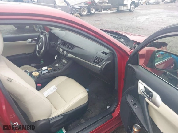 2011 Lexus CT 200h with VIN JTHKD5BH9B2031217, listed as a IAAI auction lot 41487005 with 110,831 mi miles. Bid and sale history available at carsss.com. Image 5.