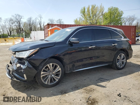 2017 Acura MDX Technology z VIN 5FRYD4H55HB005205, wystawiony jako Copart lot #52729095 z przebiegiem 122 333 mil mil oraz Szkody całkowita. Historia ofert i sprzedaży dostępna na DreamBid. Obrazek 1.